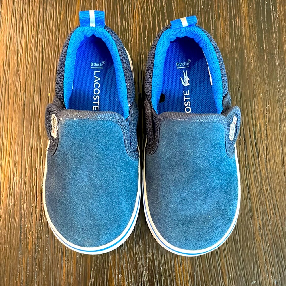 Brand new never worn Lacoste Toddler boys shoe size 6.  SFPF
